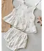 Quincy Mae Sleeveless Peplum Set Unicorns