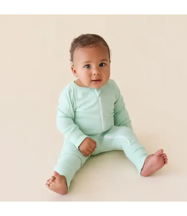 Parade Organics Baby Co. Parade Snuggle Soft Melange Zipper Romper