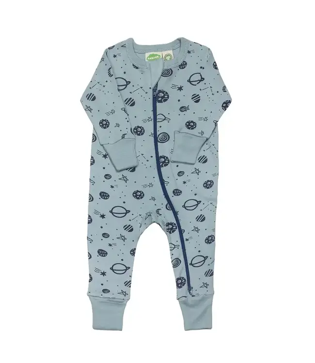 Parade Organics Baby Co. Parade Snuggle Soft Melange Zipper Romper