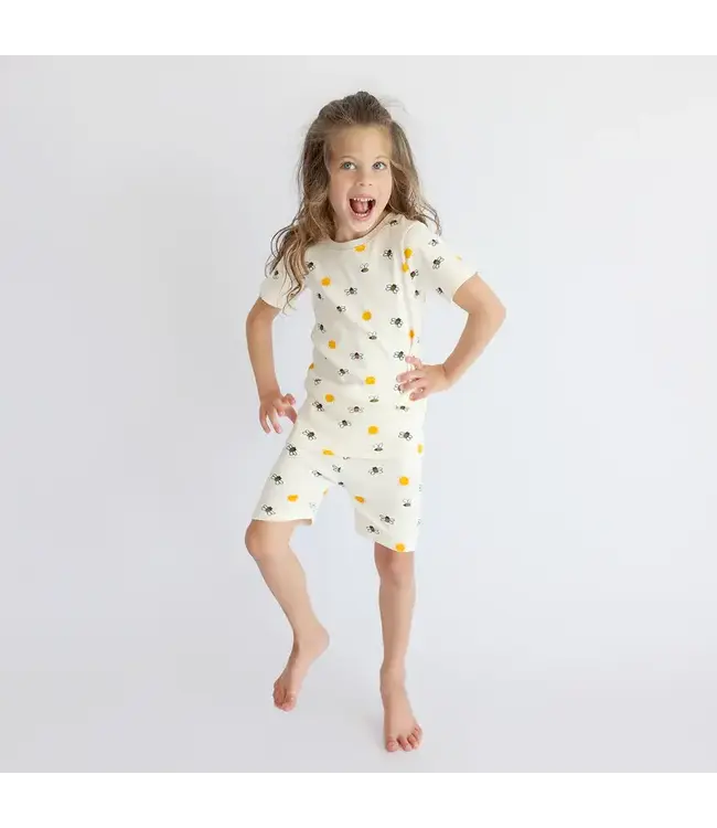 Parade Organics Baby Co. Parade Organic Jammies Short PJ Set Bees