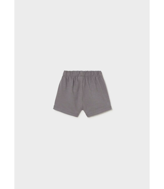 Mayoral Mayoral Baby Front Pocket Cotton Shorts Grey
