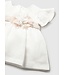 Mayoral Mayoral Infant Linen Flutter Sleeve Dress