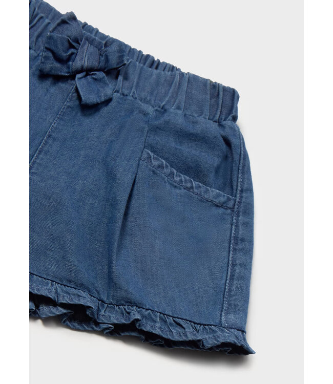 Mayoral Mayoral Chambray Pull On Pocket Shorts