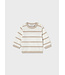 Mayoral Mayoral Infant Knit Sweater Striped Taupe