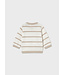 Mayoral Mayoral Infant Knit Sweater Striped Taupe