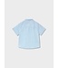 Mayoral Mayoral Short Sleeve Linen Mao Collar Shirt