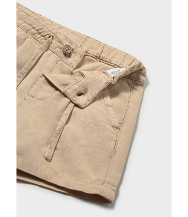 Mayoral Drawstring Linen Shorts