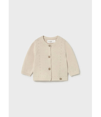 Mayoral Mayoral Infant Knit Cardigan Taupe