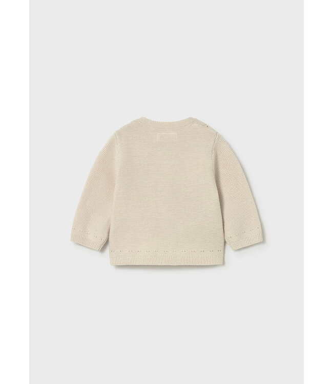 Mayoral Mayoral Infant Knit Cardigan Taupe