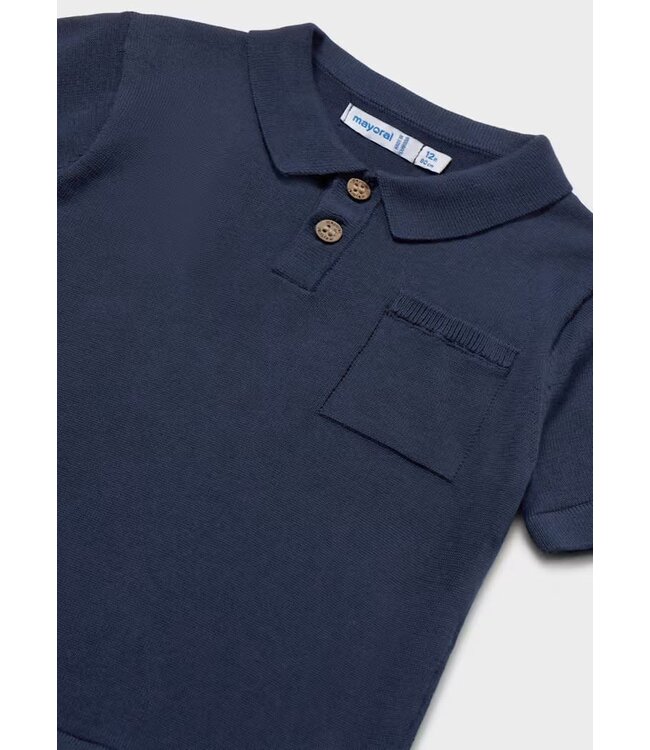 Mayoral Mayoral Knit Short Sleeve Polo
