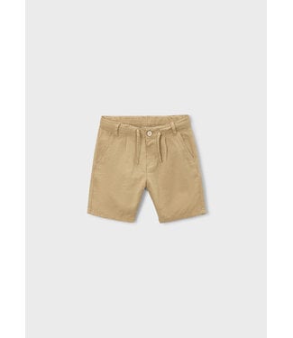 Mayoral Linen Relaxed Fit Shorts Mocca
