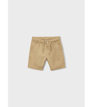 Mayoral Mayoral Linen Relaxed Fit Shorts Mocca
