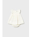 Mayoral Mayoral Flutter Sleeve Dress Ceramica Cream