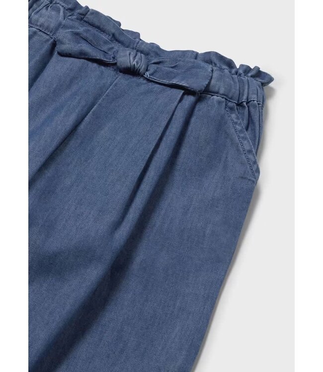 Mayoral Mayoral Wide Leg Chambray Soft Pant