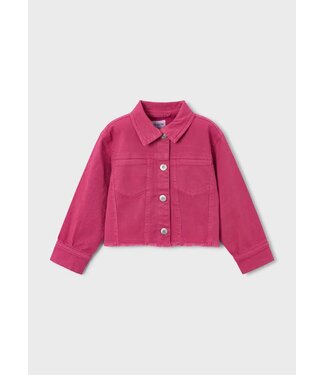 Mayoral Mayoral Twill Denim Jacket Fuchsia