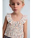 Mayoral Mayoral Smocked Flutter Sleeve Top Floral