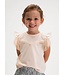 Mayoral Mayoral Picot Lace Trim T-Shirt Peach