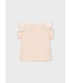 Mayoral Mayoral Picot Lace Trim T-Shirt Peach