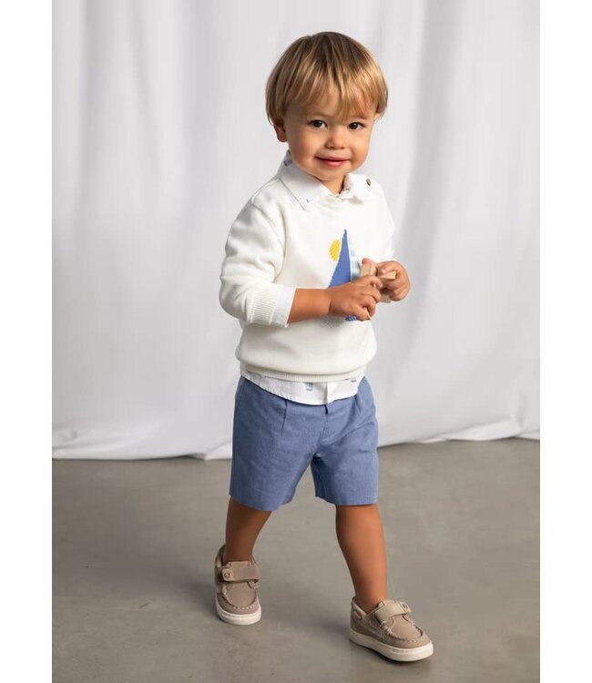 Mayoral Mayoral Linen Suit Short