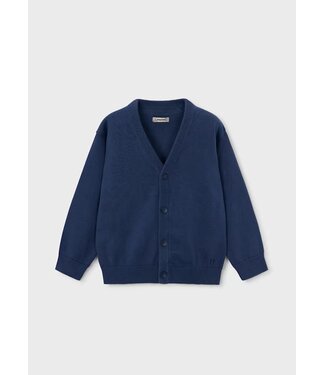 Mayoral Mayoral Knit V-Neck Cardigan Atlantico Navy