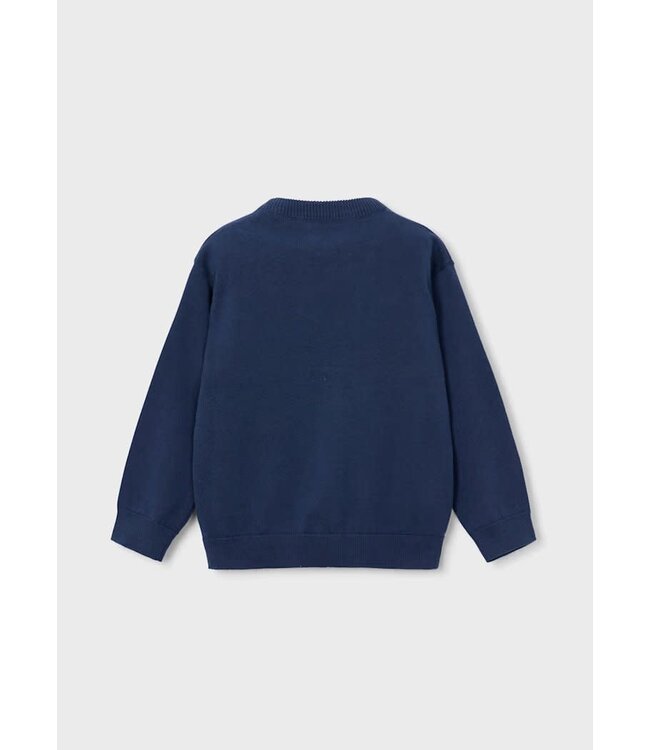 Mayoral Mayoral Knit V-Neck Cardigan Atlantico Navy