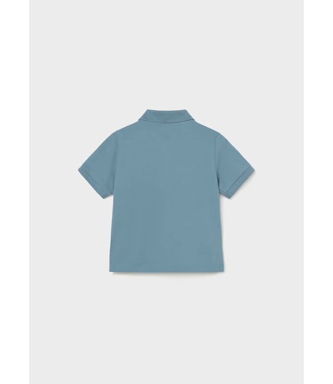 Mayoral Mayoral Infant Short Sleeve Polo Dusty Blue