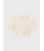 Mayoral Mayoral Crochet Short Sleeve Knit Top Ivory
