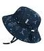 Jan & Jul Aqua Dry Bucket Hat Navy Whale Play