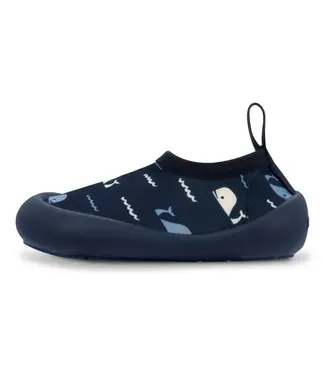 Jan & Jul Water Shoes Navy Whale Tales