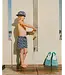 Deux par Deux Boardshorts Blue Surf Board Print