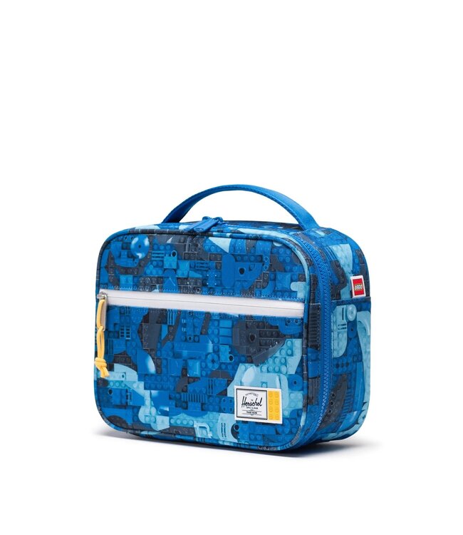 Herschel Supply Co. Herschel Pop Quiz Lunch Box LEGO Abstract Bricks Blue