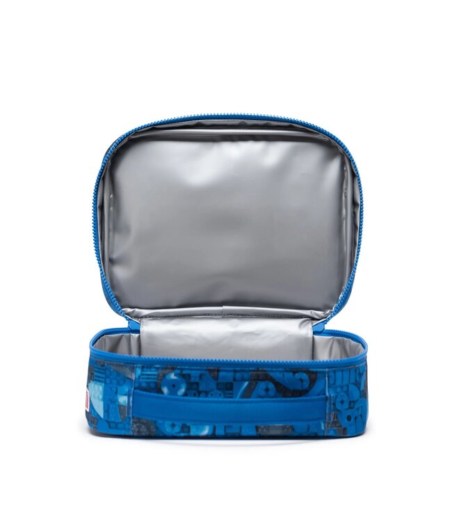 Herschel Supply Co. Herschel Pop Quiz Lunch Box LEGO Abstract Bricks Blue