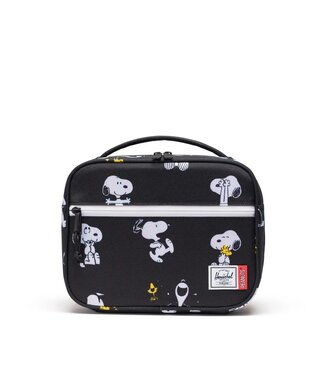 Herschel Supply Co. Herschel Pop Quiz Lunch Box Peanuts Snoopy and Woodstock Black