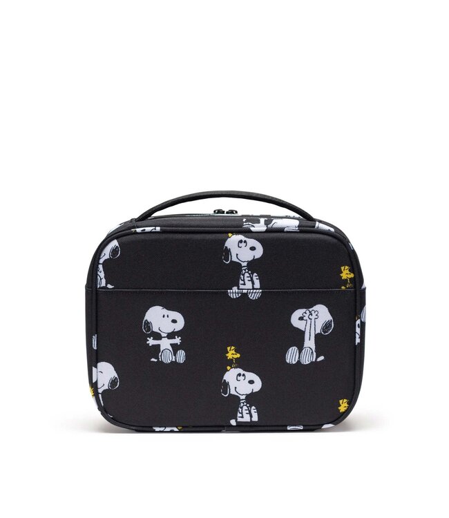 Herschel Supply Co. Herschel Pop Quiz Lunch Box Peanuts Snoopy and Woodstock Black