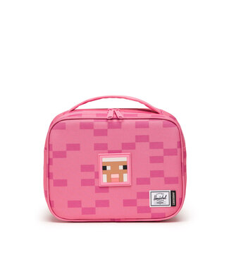 Herschel Supply Co. Pop Quiz Lunch Box Minecraft Pink Sheep
