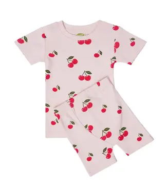 Parade Organics Baby Co. Parade Organic Jammies Short PJ Set Cherries