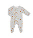 Coccoli Modal Zipper Footie Horses on Mercury