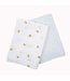 Lulujo Cotton Muslin Swaddle 2pk Bees + Blue Dots