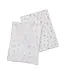 Lulujo Lulujo Cotton Muslin Swaddle 2pk Kitty + Flower