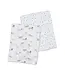 Lulujo Lulujo Cotton Muslin Swaddle 2pk Puppy + Stars