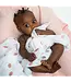 Lulujo Cotton Muslin Swaddle 2pk Strawberries + Ballet Slipper