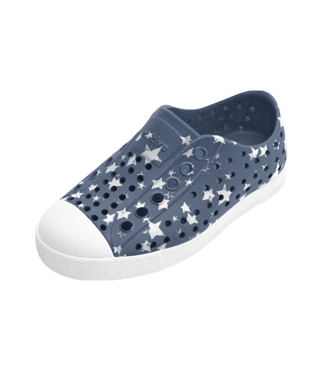 Native Canada Footwear Jefferson Print Deep Sea Blue Firework Stars