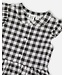 Deux par Deux Sleeveless Dress Black Gingham