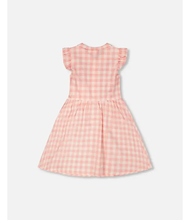 Deux par Deux Sleeveless Dress Pink Gingham