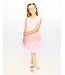 Deux par Deux Sleeveless Tiered Tulle Dress Pale Pink