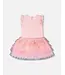 Deux par Deux Sleeveless Tiered Tulle Dress Pale Pink