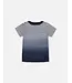 Deux par Deux Organic Tee Blue Gradient Stripes