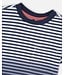 Deux par Deux Organic Tee Blue Gradient Stripes