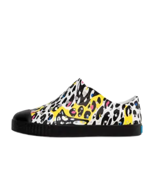 Native Canada Footwear Jefferson Print Crayon Digital Cheetah Big Kid