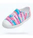 Native Canada Footwear Jefferson Print Shell White/Pastel Multi Stripe Big Kid